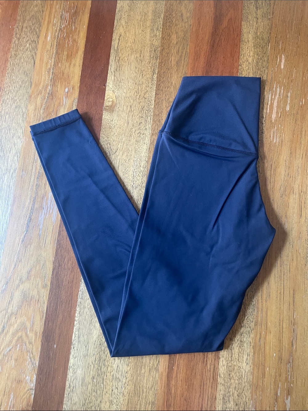 High-Waisted Navy Leggings